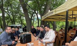 Protokol ve öğrencilerinin katılımıyla yağmur duası yapıldı