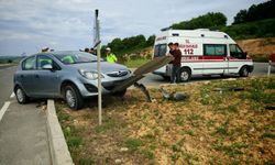 Tekirdağ’da araçlar çarpıştı; 1 yaralı