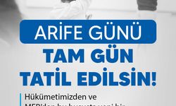 Türk Eğitim Sen’den arife gününün tam gün tatil edilmesini istedi
