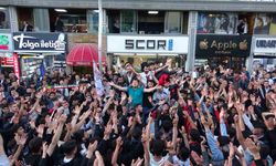 Vanspor taraftarının galibiyet coşkusu