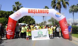 Mersin'de Pedallar Sağlık İçin Çevrildi