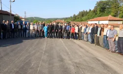 Bilecik'te sezonun ilk asfaltı Sarıdayı Köyü'ne