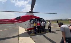 17 yaşındaki hasta helikopter ambulansla Ağrı’ya sevk edildi