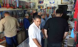 Adıyaman’da bileyicilerde Kurban Bayramı yoğunluğu