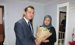 Alanya’nın yeni kaymakamı Öztürk’ün ilk ziyareti şehit ailesine