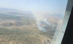 Aliağa’da ziraat arazilerinde yangın