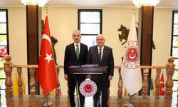 Bakan Güler, Ulaştırma ve Altyapı Bakanı Uraloğlu ile bir araya geldi