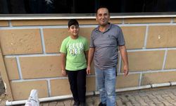 Balık ağıyla kuşu kurtardı