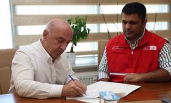 Başkan Bıyık, Gazze için kurban bağışında bulundu