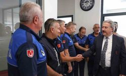 Başkan Palancıoğlu; personel ile bayramlaştı