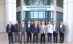 Başkan Şadi Özdemir’den Marmarabirlik’e hayırlı olsun ziyareti