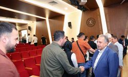 Başkan Yalçın personelle bayramlaştı