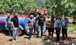 Başkan Zenirci orman yangını çalışmalarını yerinde takip etti