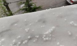 Başkent’te dolu yağışı
