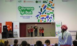Bayburt’ta plastik kirliliğine oyunlarla dikkat çekildi çevrenin önemini eğlenceyle anlatıldı