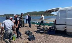 Beyşehir Gölünde ağlara vuran 17 kiloluk sazan balığı şaşırttı