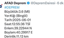 Bingöl’de bir deprem daha