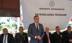 Burhaniye’de bayramlaşma töreni yapıldı