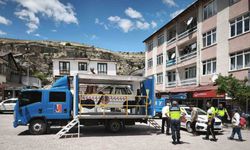 Çemişgezek’te emniyet kemeri simülasyon tırı farkındalık oluşturdu
