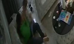 Çocuğuna şiddet uygulayan anne kamerada