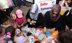 Çocuk şenliği renkli görüntülere sahne oldu