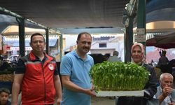 Demircili çiftçilere 40 bin ücretsiz sebze fidesi dağıtıldı