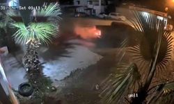 Drift atmaya doymayan sürücü kamerada