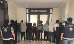 Düzensiz göçmen operasyonunda 9 kişi yakalandı