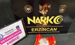 Erzincan’da bir miktar metamfetamin ele geçirildi