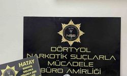 Erzin’de durdurulan araçta 650 gram metamfetamin ele geçirildi