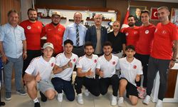 Erzurum GSİM Short Track olimpik milli takımını ağırladı