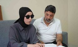 Görme engelli Esma Nur’un en büyük destekçisi babası