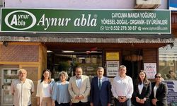 İnceciköz’e manda yoğurdu ikram ettiler