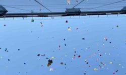 İzmir’de binlerce balon 6 yaşındaki Erhan ve arkadaşları için uçuruldu