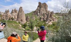 Kapadokya bölgesinde turist sayısı yüzde 4, balonla uçan yolcu sayısı da yüzde 19 arttı
