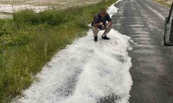 Karapınar’da sağanak yağış