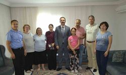 Kaymakam Ateş öğrencilerin evlerine misafir oldu