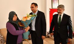 Kaymakam Çağlar Partal’dan şehit ailesine bayram ziyareti