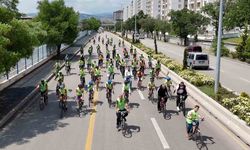 Kırıkkale’de sağlıklı yaşam için pedal çevirdiler