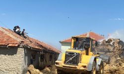 Kulu’da saman balyası yangını