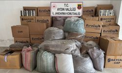 Kuşadası’nda kaçak sigara operasyonu: 3 ton tütün ele geçirildi