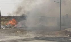 Mardin’de çalılık alanda çıkan yangın söndürüldü