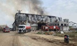 Mersin’de pamuk fabrikasında yangın, ekipler müdahale ediyor