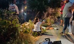 Motosiklet şarampole uçtu: 1 yaralı