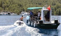 Muğla’nın eşsiz koylarında seyreden tekne ve yatların atıkları toplanıyor