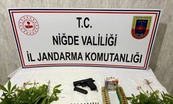 Niğde’de jandarmadan uyuşturucu ve ruhsatsız silah operasyonu