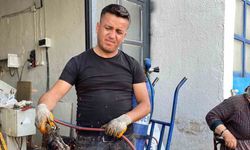 Niğde’deki metal ustaları bayramda tezgahlarını kelle ütmek için açıyor