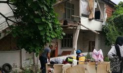 Niksar’da evin balkonu çöktü, 1 kişi yaralandı