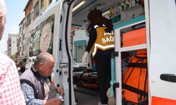 Otomobil ile motosiklet çarpıştı; 1 yaralı