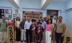 Özel öğrencilerin mezuniyet sevinçlerine ortak oldular